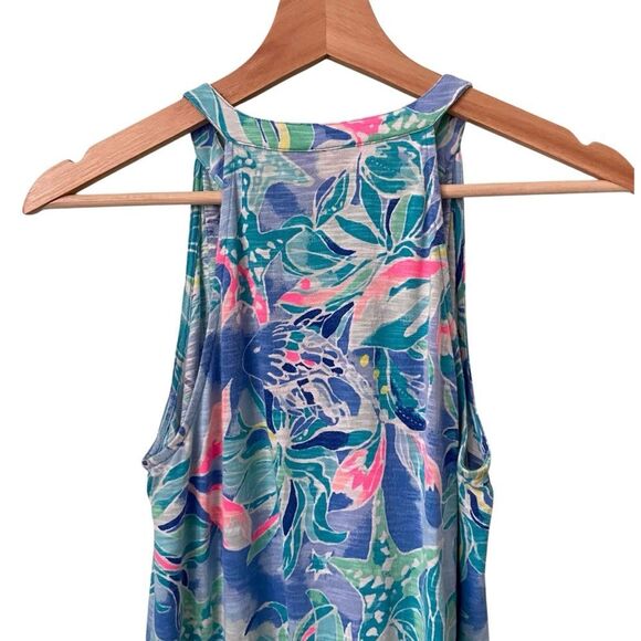 Lilly Pulitzer Shay Dress in Bennet Blue Celestial Seas in Size XS - Picture 6 of 10
